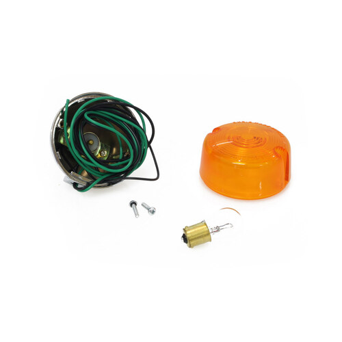 Chris Products CP-8410A Turn Signal w/Threaded Body & No Wiring Hole for FX Softail/Sportster/Dyna 86-01