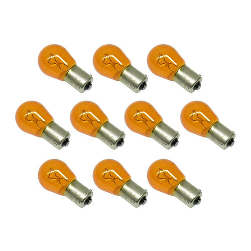 Cycle Pro LLC CPL-14403A 12V Amber Turn Signal Bulb (10 Pack)