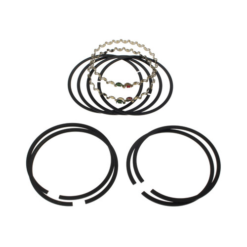 Cycle Pro LLC CPL-28002C +.010" Size Cast Piston Rings for 74ci/1200cc Big Twin 48-80