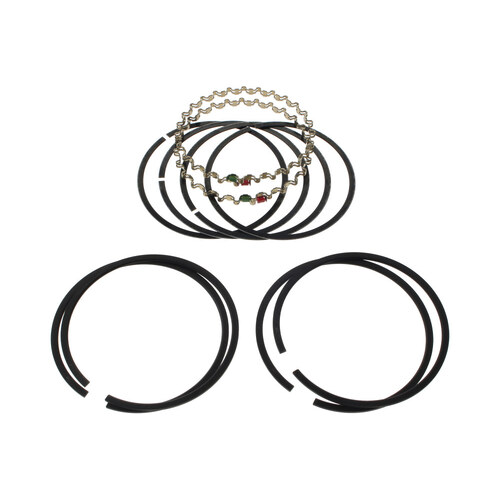 Cycle Pro LLC CPL-28007C Standard Size Cast Piston Rings for 80ci/1340cc Big Twin Shovel 78-84