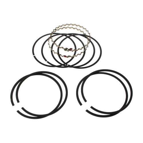 Cycle Pro LLC CPL-28013C +.005" Size Cast Piston Rings for Evolution Big Twin 84-99/1200cc Sportster 88-03