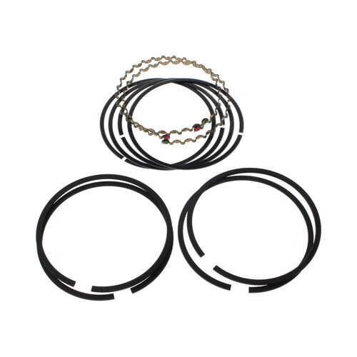 Cycle Pro LLC CPL-28015C +.020" Size Cast Piston Rings for Evolution Big Twin 84-99/1200cc Sportster 88-03