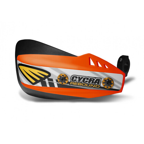 Cycra Rebound Handguards Racer Pack Orange w/Alloy Mounts