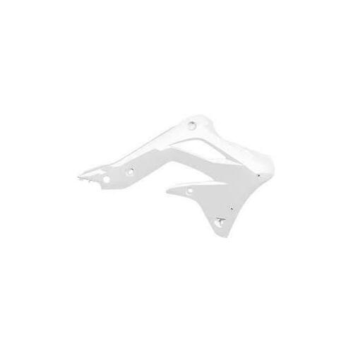 Cycra Powerflow Radiator Shrouds White for Kawasaki KX450 19-20