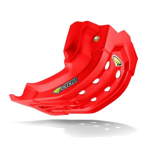 Cycra Full Armour Skid Plate Red for Honda CRF250R/CRF250RX 18-21