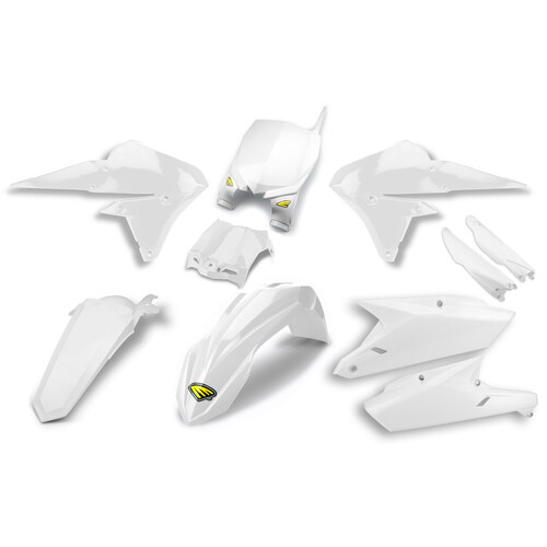 Cycra Powerflow Plastics Body Kit White for Yamaha YZ250F 14-18/YZ450F 14-17