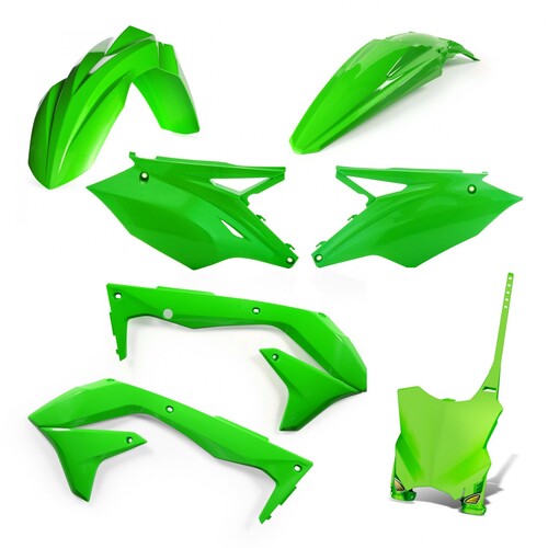 Cycra 5 Piece Replica Plastics Body Kit Green for Kawasaki KX450F 16-18