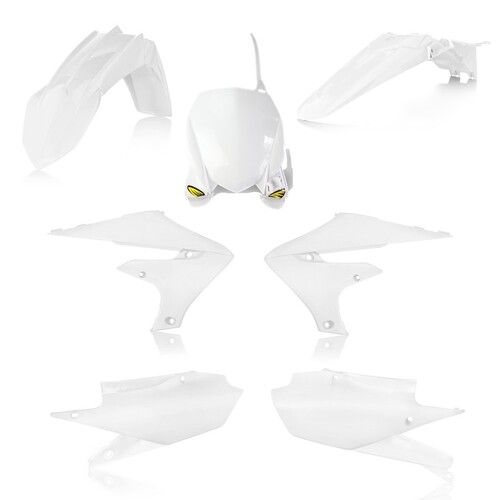 Cycra 5 Piece Replica Plastics Body Kit White for Yamaha YZ250F 19-20/YZ450F 18-20