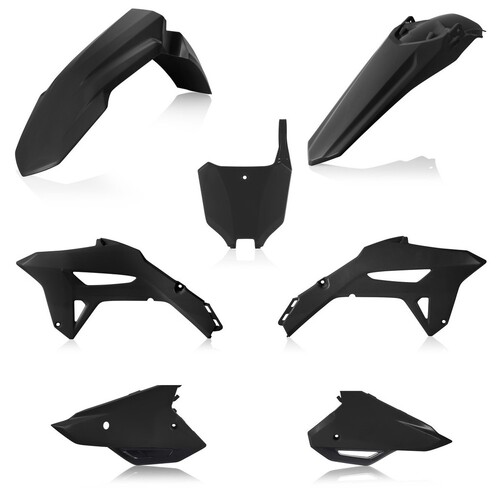 Cycra 5 Piece Replica Plastics Body Kit Black for Honda CRF250R 2022/CRF450R 21-22/CRF450R Works Edition 21-22