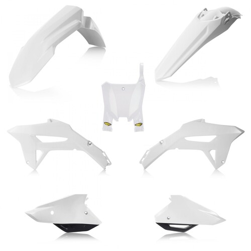 Cycra 5 Piece Replica Plastics Body Kit White/Black for Honda CRF450RX 2021