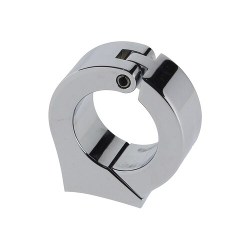 Dakota Digital DAK-BKT-3325 Cup Mounting Bracket Chrome for 1-1/4" Diameter Handlebars using Dakota 3-3/8" Gauge Cup