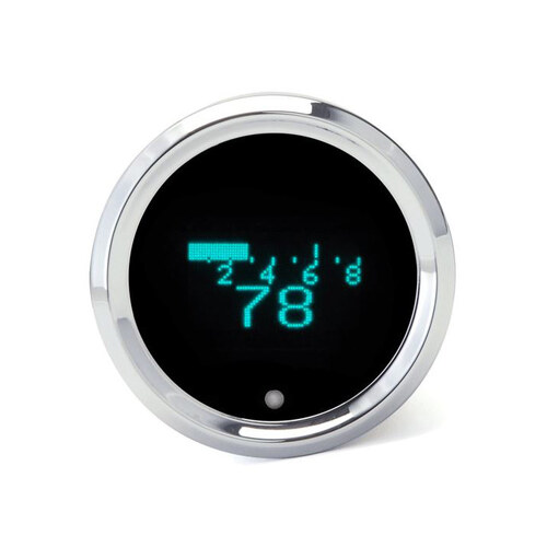 Dakota Digital DAK-HLY-3015 2-1/16" Round Graphic Style KPH Speedometer w/Tachometer & Indicators