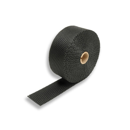 Design Engineering Inc DEI-901139 Black Titanium Heat Wrap 2" Wide x 25ft Roll w/Locking Ties