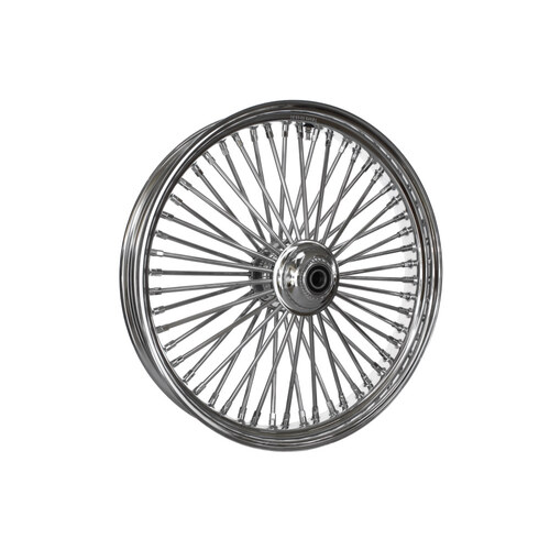 DNA Specialty DNA-23390250 23" x 3.5" Mammoth Fat Spoke Front Wheel Chrome for FX Softail 07-10