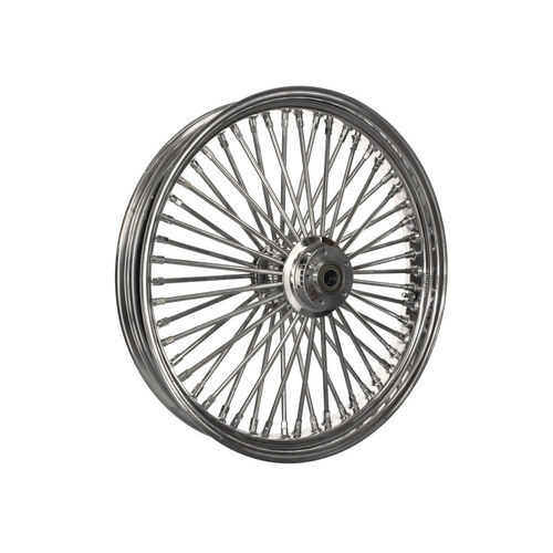 DNA Specialty DNA-23390950A 23" x 3.5" Mammoth Fat Spoke Front Wheel Chrome for Touring 08-Up