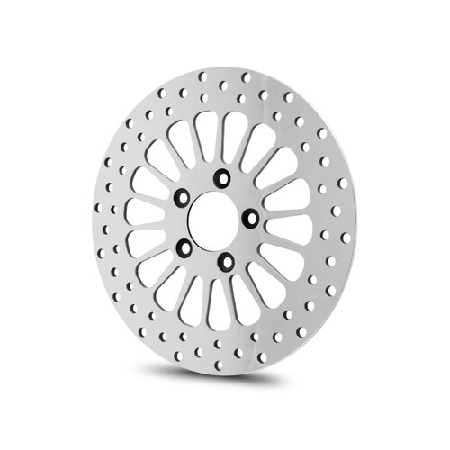 DNA Specialty DNA-M-RT-1100 11.8" Front Super Spoke SS2 Disc Rotor Polished for Dyna 06-17/Softail 15-Up/Sportster 14-21/Touring 08-Up