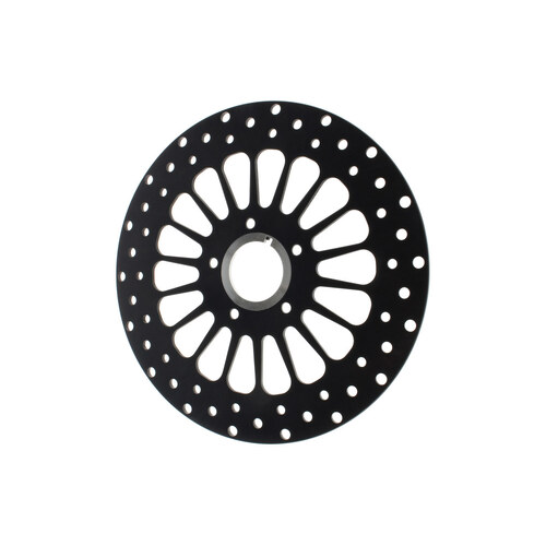 DNA Specialty DNA-M-RT-2100Z 11.5" Front Super Spoke SS2 Disc Rotor Black for Big Twin/Sportster 00-Up