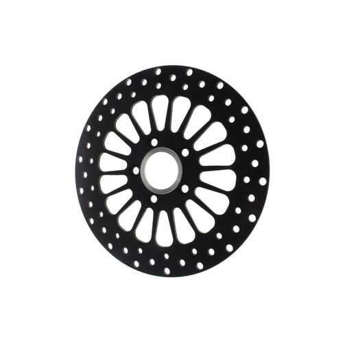 DNA Specialty DNA-M-RT-2102Z 11.5" Rear Super Spoke SS2 Disc Rotor Black for Big Twin/Sportster 00-Up