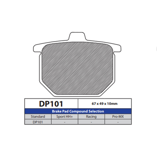 DP Brake Pads DP101 Sintered Brake Pads