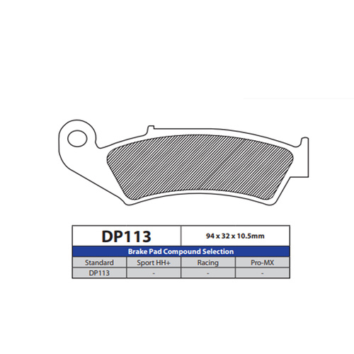 DP Brake Pads DP113 Sintered Brake Pads