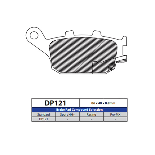 DP Brake Pads DP121 Sintered Brake Pads