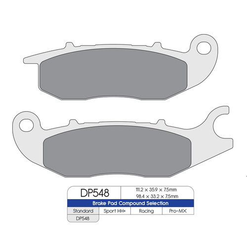 DP Brake Pads DP548 Sintered Brake Pads