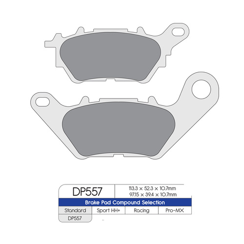 DP Brake Pads DP557 Sintered Brake Pads