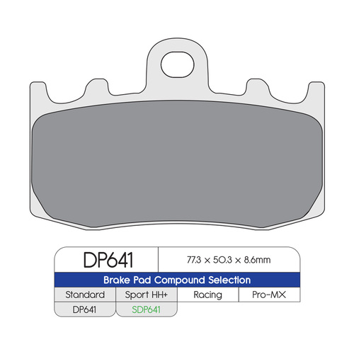 DP Brake Pads DP641 Sintered Brake Pads