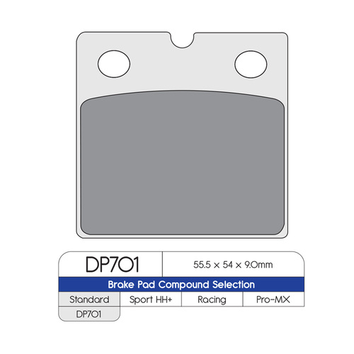 DP Brake Pads DP701 Sintered Brake Pads