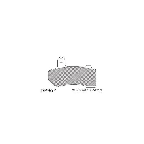 DP Brakes DP962 Sintered Front or Rear Brake Pads for FLH'08-16/V-Rod'06-16 Suit Harley