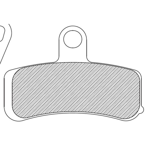 DP Brakes DP986 Sintered Front Brake Pads for Softail/Dyna Models 08-16 (Easy-R)