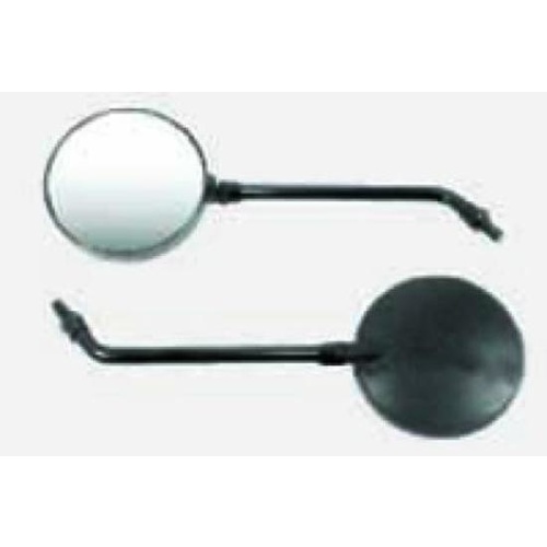 Emgo E2029610 Replacement Z1 Mirror w/Long Stem Black for Kawasaki Z1 Models (Each)