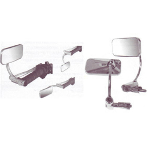 Emgo E2034020 True Vision Bar End Mirror Chrome (Each)