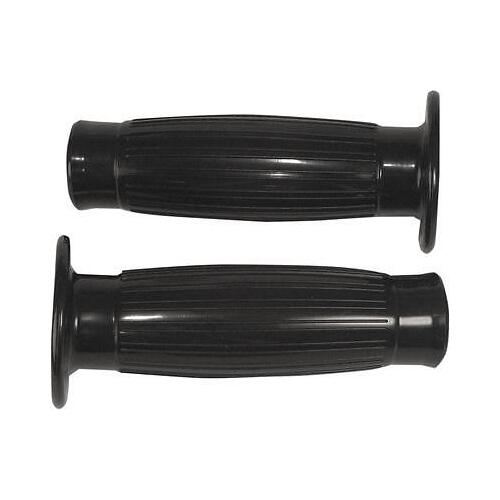 Emgo E4228700 GT Style Grips Black for 7/8" Handlebars