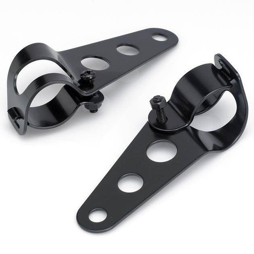 Emgo E6635810 Universal Light Brackets Black (Pair)