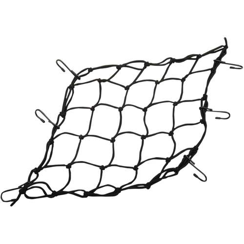 Emgo E7860500 6 Hook Cargo Net 15" x 15" Black