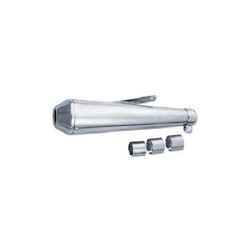 Emgo E8084030 Universal Reverse Cone 17" Muffler Chrome (Each)