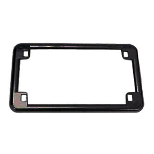 Emgo E8642610 Licence Plate Frame Matte Black (Easy-R)