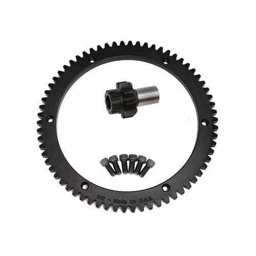 Evolution Industries EVO-1010-1111 66T Starter Ring Gear Kit for Big Twin 94-97