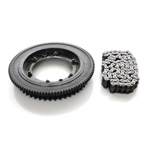 Evolution Industries EVO-1010-1225 Starter Ring Gear Kit w/Performance 49T Clutch Sprocket for Touring 17-Up