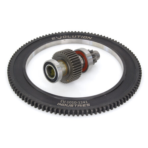 Evolution Industries EVO-1241-2104 Starter Ring Gear w/Starter Clutch for Big Twin 07-17