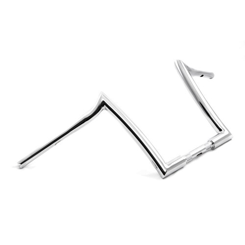 Factory 47 Cycles F47-HB1805014C 14" x 1-1/2" Malo Handlebar Chrome