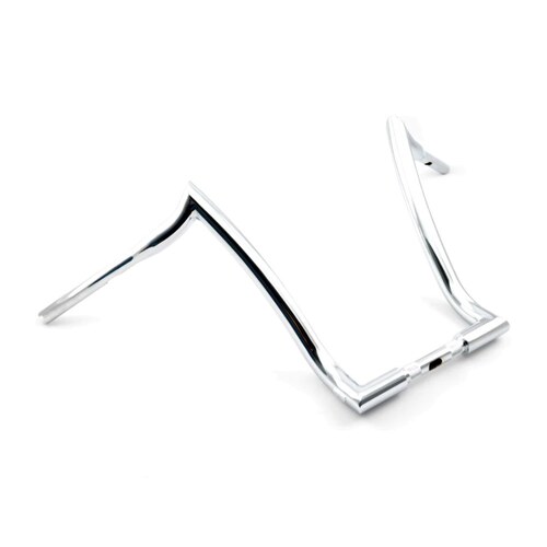 Factory 47 Cycles F47-HB1905016C 16" x 1-1/2" Nomad Handlebar Chrome