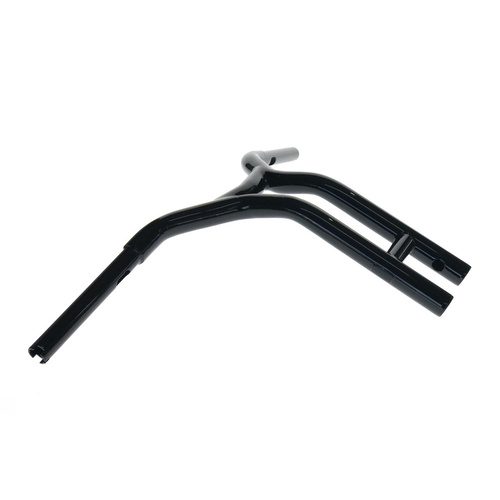 Factory 47 Cycles F47-HB4402514B 14" x 1-1/4" Cali Pullback T-Bar Handlebar Gloss Black