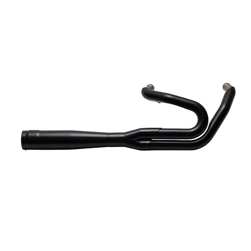 Firebrand FB-10-1064 Grand Prix 2-1 Exhaust Black w/Black End Cap for Softail 18-Up Models Non-240 Rear Tyre