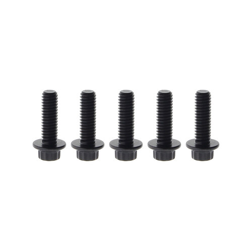 Feuling FE-ARP200 Front Disc Bolts Black 12 Point ARP 5/16"-18 x 1.0" for most H-D 84-Up Models (5 Pack)