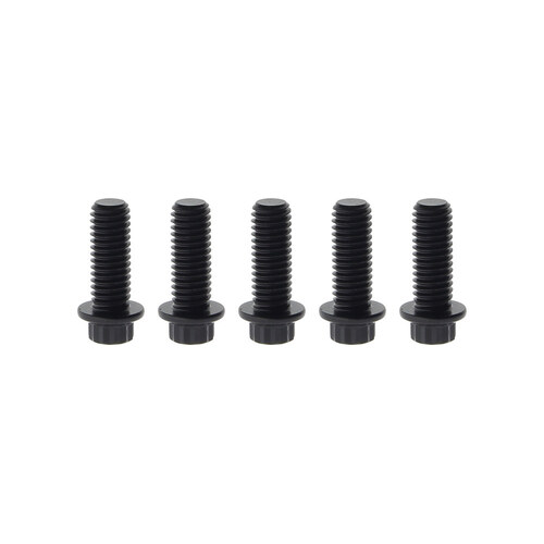 Feuling FE-ARP202 Rear Disc Bolts Black 12 Point ARP 3/8"-16 x 1.0" for most H-D 97-Up Models (5 Pack)