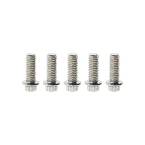 Feuling FE-ARP203 Rear Disc Bolts Stainless 12 Point ARP 3/8"-16 x 1.0" for most H-D 97-Up Models (5 Pack)