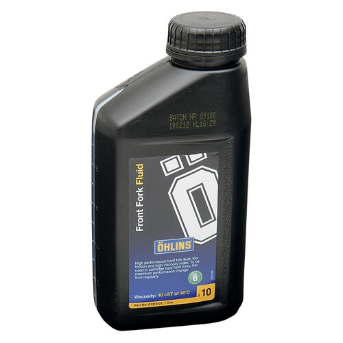 Ohlins 01314-01 High Performance Front Fork Fluid 1 Litre (Viscosity 40,0 Centistoke at 40 Degree)