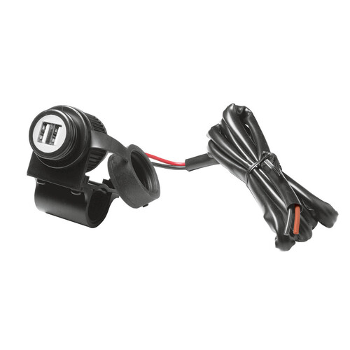 Interphone Handlebar Mounted Double USB Port